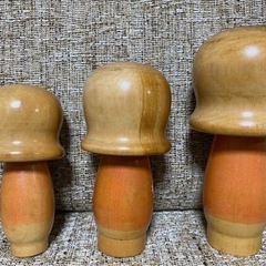 昭和レトロ　こけし3姉妹の画像