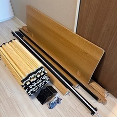 無印　ベッドフレーム　ダブルの画像