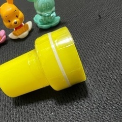 ★ ミニフィギュア+スタンプ5点セット★ミッキー　ミニー　プーさん　マイクの画像