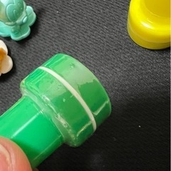 ★ ミニフィギュア+スタンプ5点セット★ミッキー　ミニー　プーさん　マイクの画像