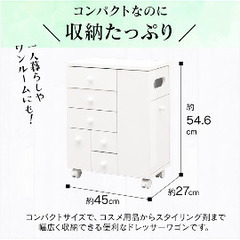 新品未使用 持ち運びドレッサー