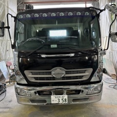 車、機械等の整備、修理、塗装、仮装。