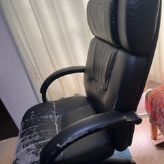 【無料】レザー社長チェアーの画像