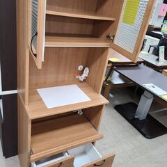 J4912　ユーアイ　カントリー調 食器棚　コチーナ　K-700HO NA　ナチュラル　モイス加工　クリーニング済　【リユースのサカイ柏店】　