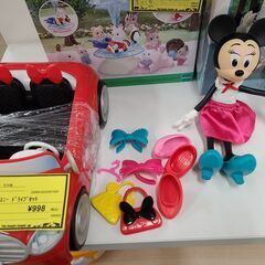 J4915　トイザらス限定　ミニーのオシャレクーペ　クリーニング済み　【リユースのサカイ柏店】の画像
