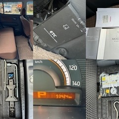 日産モコ NISSAN MOCO DBA-MG33S平成23年式 660cc ABS,PW,PS ナビ,キー2個付 軽自動車. 予備のスノータイヤ4本付きの画像