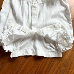 一度だけ着用　セレモニードレス　カバーオール　ロンパース　50-70㎝の画像