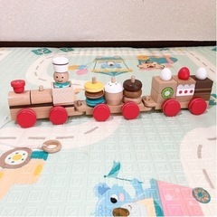 木製プルトイ　おもちゃ列車