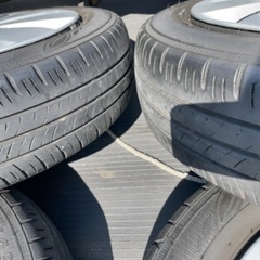 ★★ワゴンR 純正タイヤホイール　155/65R14  まだ使えますの画像