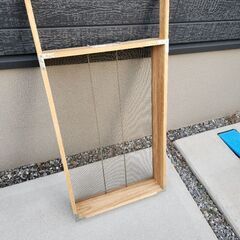 砂ふるい、ふるい台