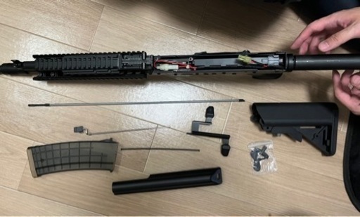 <サバゲーset>タクティカルAK+ハードケース+装飾品