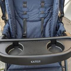 KATOJI　二人でゴー　背面　二人乗りベビーカーの画像