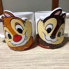 ディズニー  チップ&デール LOVE ペア マグカップ 250ml 