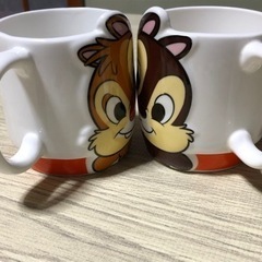 ディズニー  チップ&デール LOVE ペア マグカップ 250ml の画像