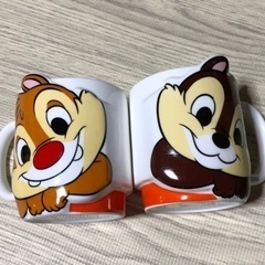 ディズニー  チップ&デール LOVE ペア マグカップ 250ml の画像