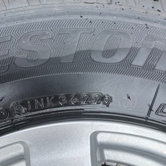 アルミホイール　4本セットスタッドレス付きの画像