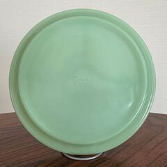 Vintage Fire King Jadeite mid-century divided diner plates (5) ヴィンテージ ファイヤーキング ジェダイト ミッドセンチュリー ディバイダー プレート (5)の画像