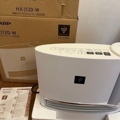 セラミックファンヒーター SHARP HX-J120-Wの画像