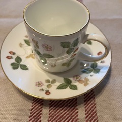 お取引決定☺️WEDGWOOD ワイルドストロベリー　カップ&ソ...