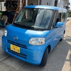 ダイハツタント4WD ナビ地デジ　ETC　片自動スラ　車検残あり　美品軽自動車の画像