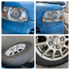 ダイハツタント4WD ナビ地デジ　ETC　片自動スラ　車検残あり　美品軽自動車の画像