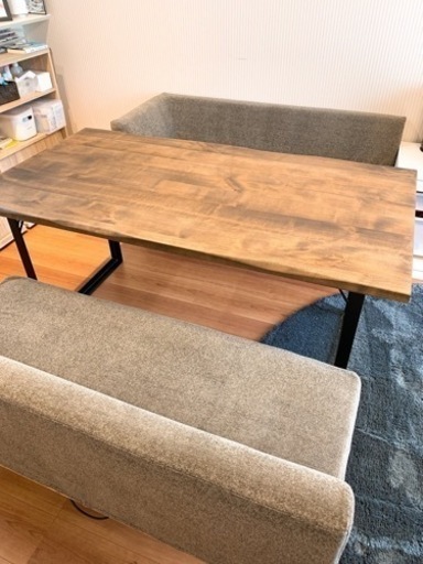 WIRY ワイリー ベンチソファ テーブルセット