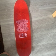tired スケートデッキ　9インチ
