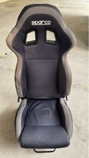 スパルコ　セミバケットシート　エッセ　シートレール付き