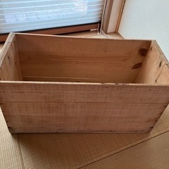 ★値下げ★現状渡し★アンティーク木箱 1個150円／2個200円　収納家具 物置の画像