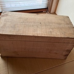 ★値下げ★現状渡し★アンティーク木箱 1個150円／2個200円　収納家具 物置の画像