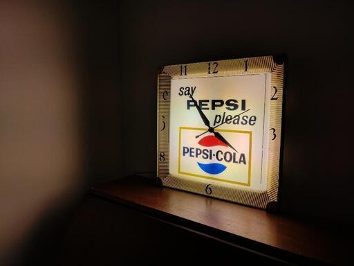 ペプシコーラ / クロック/蛍光灯サイン