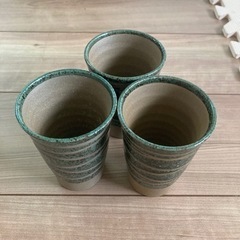 和風のグラス3個