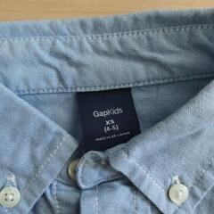 GAP　ギャップ　ブルーシャツ　キッズシャツの画像