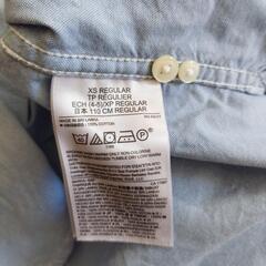 GAP　ギャップ　ブルーシャツ　キッズシャツの画像