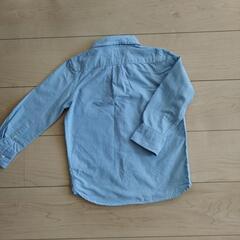 GAP　ギャップ　ブルーシャツ　キッズシャツの画像