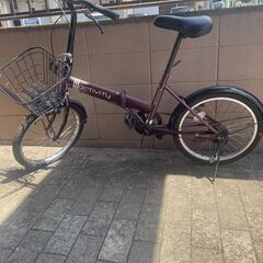 リサイクルショップどりーむ荒田店 No1268 折りたたみ自転車...