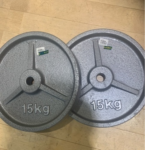 バーベル15Kgx2枚