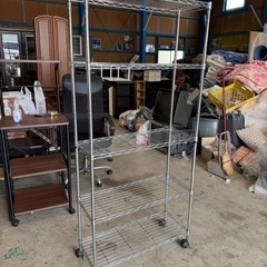 決まりました☆6/4まで⚠️メタルラック☆幅74.5cm☆キャス...