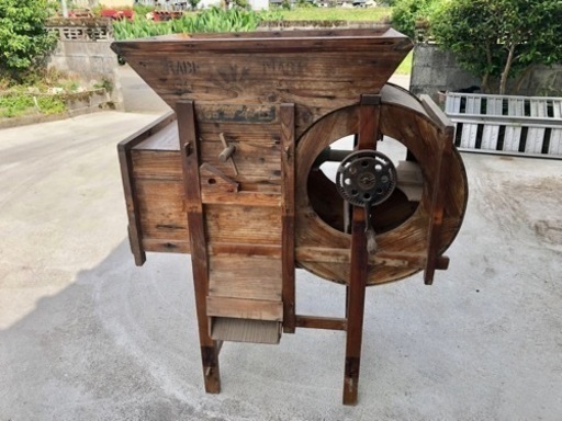 【美品】唐箕　とうみ　木製　手動　アンティークとしても👍