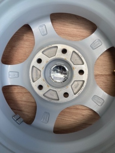 13インチ 5H PCD114.3 アルミホイール　165R13タイヤ付き