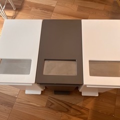 ペダル式ゴミ箱3点セットの画像