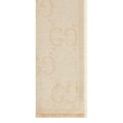 新品未使用 Gucci オールオーバー モノグラム ジャカード スカーフの画像