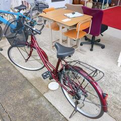 Grass hopper・自転車☆２４インチ、あずき色、ママチャリ【浜村鹿野温泉ICから3分 買取本舗 宮本リサイクル 営業時間9～19時 定休日水曜のみ←連絡できませんm(_ _)m】の画像