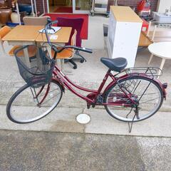 Grass hopper・自転車☆２４インチ、あずき色、ママチャリ【浜村鹿野温泉ICから3分 買取本舗 宮本リサイクル 営業時間9～19時 定休日水曜のみ←連絡できませんm(_ _)m】の画像