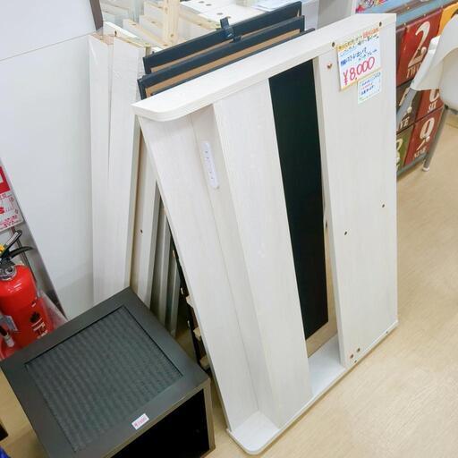 シングルベットフレーム☆棚付き、引き出し付き、木目、家具 ベッド【浜村鹿野温泉ICから3分 買取本舗 宮本リサイクル 営業時間9～19時 定休日水曜のみ←連絡できませんm(_ _)m】