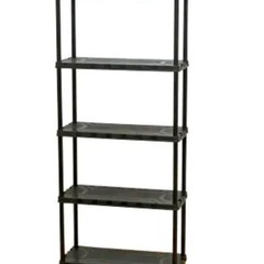 樹脂製ラック棚 4段 1台家具 収納家具 の画像