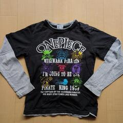 ワンピースのTシャツ半袖・長袖150cm　２枚セットの画像
