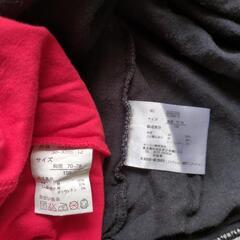 ワンピースのTシャツ半袖・長袖150cm　２枚セットの画像