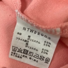 THE NORTH FACE  tシャツ　ピンクsの画像