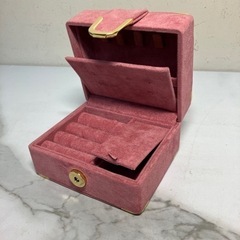 N2406-030 ジュエリーBOX ピンク 中古